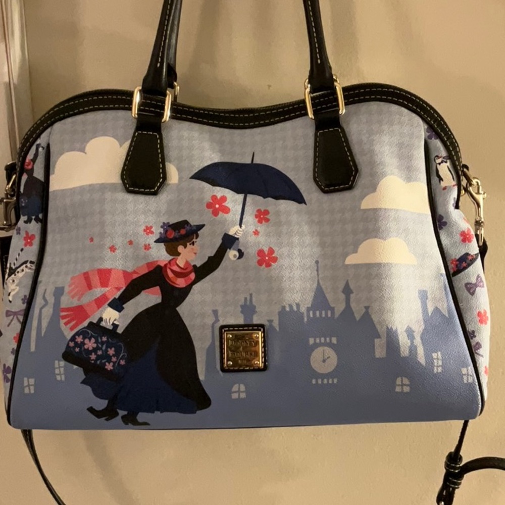 Dooney & Bourke Blue Mary Poppins Satchel
